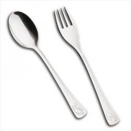 Baby juego de tenedor y cuchara acero inoxidable Tramontina