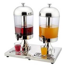 Dispensador de jugo doble 8 ltrs 54 x 36 x 55 cm Sunnex.