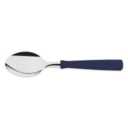 Cuchara de Postre New Kolor Azul x 12 unid. Tramontina.