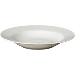 Plato hondo 23 cm Porcelana blanca Selecta