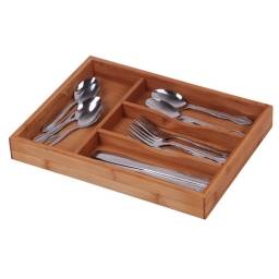 Cubiertera para cajn 4 divisiones 34 x 25 cm Madera
