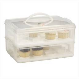 Caja para 24 cupcake 2 niveles.