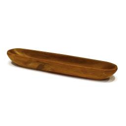Aceitunero de madera acacia 31 cm Selecta