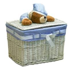 Cesto Peluche Azul grande 40cm