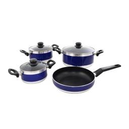 Juego de bateria Cuori 7 pzas modelo Lucia Blue
