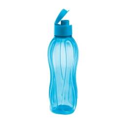 Botella Sport plsticas con tapn 800 ml Celeste
