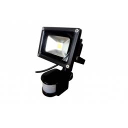 Reflector Led 8 watt con sensor 4000 k Taschibra