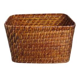 Cesto rectaangular Bamboo rattan 25 x 15 x H17