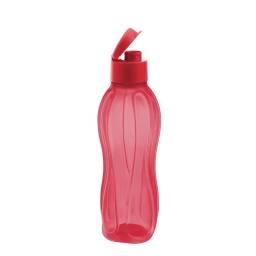 Botella Sport pl�sticas con tap�n 800 ml Roja.