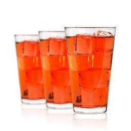 Vaso vidrio Crisa Set x 6 piezas 400ml Cooler Cavana.