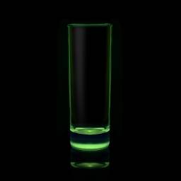 Vaso trago largo luminoso verde 290 cc Pasabahce.