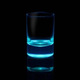 Vaso shot luminoso azul 58 cc Pasabahce