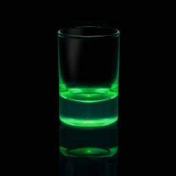 Vaso vidrio shot luminoso verde 58 cc Pasabahce