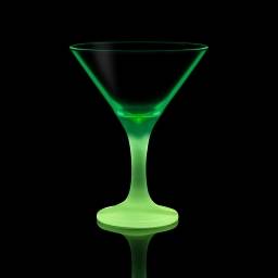 Copa vidrio martini luminosa verde 190cc Pasabahce.