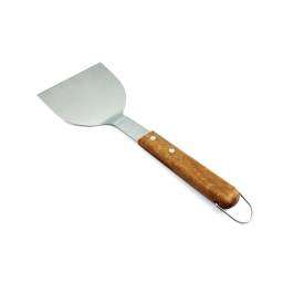 Esptulas para hamburguesas 31 cm. acero inox. mango madera.