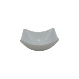 Ramequin cuadrado con puntas 7.5x3 cm Porcelana