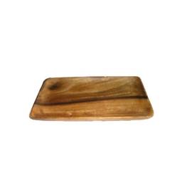 Bandeja rectangular madera 30x15x4 cm