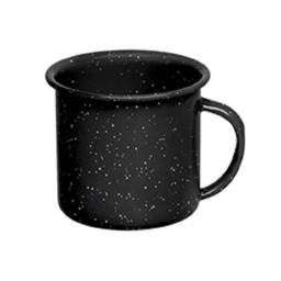 Taza jarro mug esmaltado Negro 360 ml Cinsa