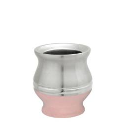 Mate de Acero inoxidable 180 ml base rosa Selecta