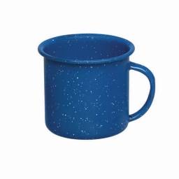 Taza jarro mug esmaltado azul 360 ml Cinsa