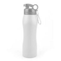 Carama�ola Acero 750 ml Blanco Mate Con Mosquet�n