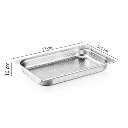 Fuente Cuba Gastronmica Perforada GN 11 53 x 32.5 x 10 cm Inox Goldsky