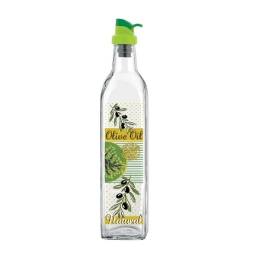 Aceitera Vidrio 500 ml Deco natural Renga