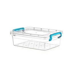 Tupper Recipiente Plstico Transparente 2.2 ltrs c/ Asas 25 x17 x 7.5 cm