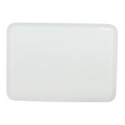Bandeja Melamina Rectangular Blanca 38x27 Cm