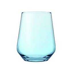 Vaso Agua 425 cc Vidrio Azul Set x3 Pasabahce