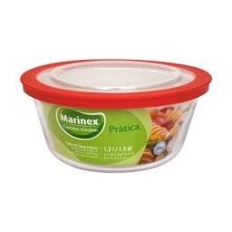 Bowl Vidrio con tapa 1200 ml Facilita Marinex