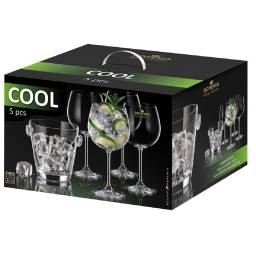 Copa Gin Tonic Cristal C Hielera 620ml Set x5 Piezas Bohemia