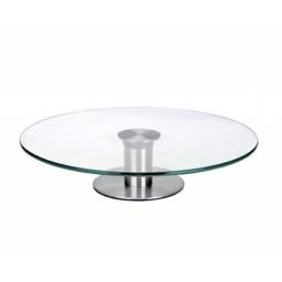 Soporte para Torta con Pie de metal giratorio Selecta