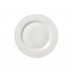 Plato Llano Sitio 31 cm Cermica Blanco Gourmet BG