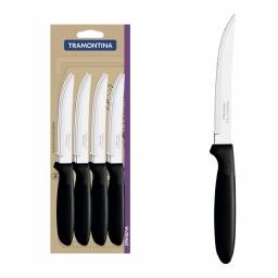 Cuchillo de asado negro set x12 Ipanema Tramontina