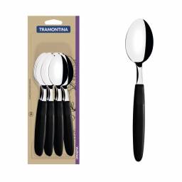 Cuchara de mesa negro Set x12 Ipanema Tramontina