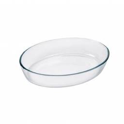 Asadera Oval de vidrio 2,4 L Classic Marinex