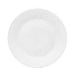 Plato mesa de porcelana 26.6 cm Blanco Selecta