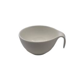 Bowl de cerámica con asa 300 ml 11x6.5 cm Goldsky