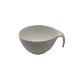 Bowl de cermica con asa 300 ml 11x6.5 cm Goldsky