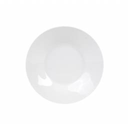 Plato hondo 20x3 cm blanco porcelana One Kitchen