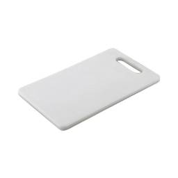 Tabla de picar 25X15X0.9 cm Plástico Blanco Sunnex