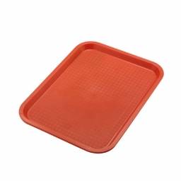 Bandeja plstica 41.5x31 cm Rojo Sunnex