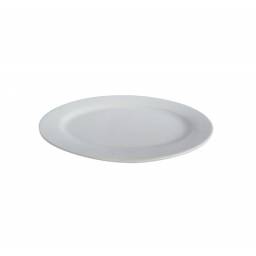 Fuente oval 40x26x3 cm Porcelana Blanco