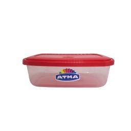 Recipiente con tapa Grecia N1 Alta 27x18.5x8.5 cm 1.5 L Plstico Atma