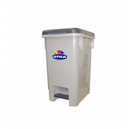 Basurero Papelera Pedal New 20 L 34x24x43 cm Plstico Atma