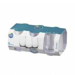 Vaso Refresco de vidrio 460 ml Dubai Nadir Pack x6