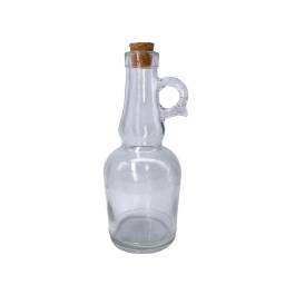 Aceitero de vidrio 250 ml con Tapa de Corcho Selecta