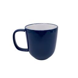 Taza mug de Cermica bicolor 415 ml