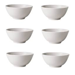 Bowl de Porcelanas 12x5 cm 200 ml Beige Gardenia Kit x6